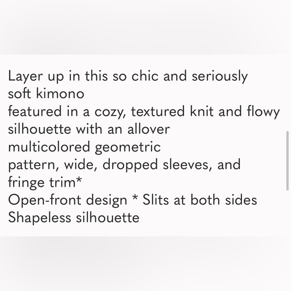 SALE🎉Free People Diamondback Cozy Sweater Kimono Poncho Emerald Green Aztec - Picture 13 of 13